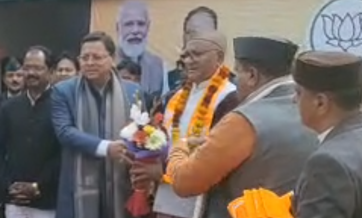 आप पार्टी के प्रदेश समन्वयक रहे जोत सिंह बिष्ट ने थामा बीजेपी का दामन