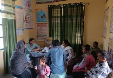 बुड़म में स्वास्थ्य शिविर में संस्थागत प्रसव और HPV वैक्सीन के लिए किया जागरूक