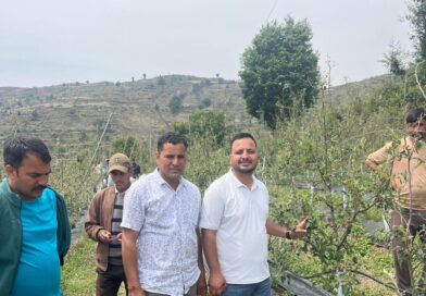 *ओलावृष्टि से प्रभावित क्षेत्रों का स्थलीय निरीक्षण, फसलों के नुकसान का किया सर्वे*