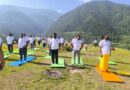 नैनबाग: भटवाड़ी के प्राचीन स्थल देवीथात में अंतरराष्ट्रीय योग दिवस की धूम