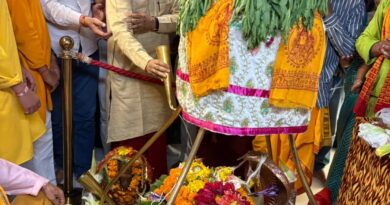 उत्तरकाशी में मुख्यमंत्री पुष्कर सिंह धामी के मुख्यसेवक के रूप में पाँच वर्ष पूर्ण होने के अवसर पर श्री काशी विश्वनाथ मंदिर में विशेष पूजा-अर्चना
