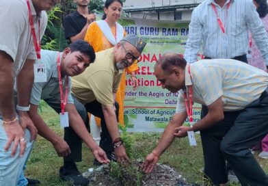 श्री गुरु राम राय विश्वविद्यालय में हरेला पर्व परपौधारोपण कर दिया प्रकृृति संरक्षण का संदेश