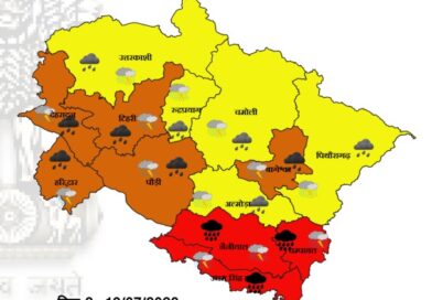 भारी वर्षा की चेतावनी-एलर्ट रहने के निर्देश