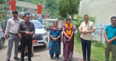 सीडीओ वरुणा अग्रवाल ने सरदार सिंह रावत राजकीय इंटर कॉलेज नैनबाग का किया भ्रमण