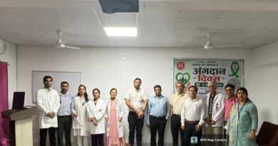 श्री महंत इन्दिरेश अस्पताल में दिया संदेश अंगदान: मृत्यु के बाद भी जीवन का उपहार