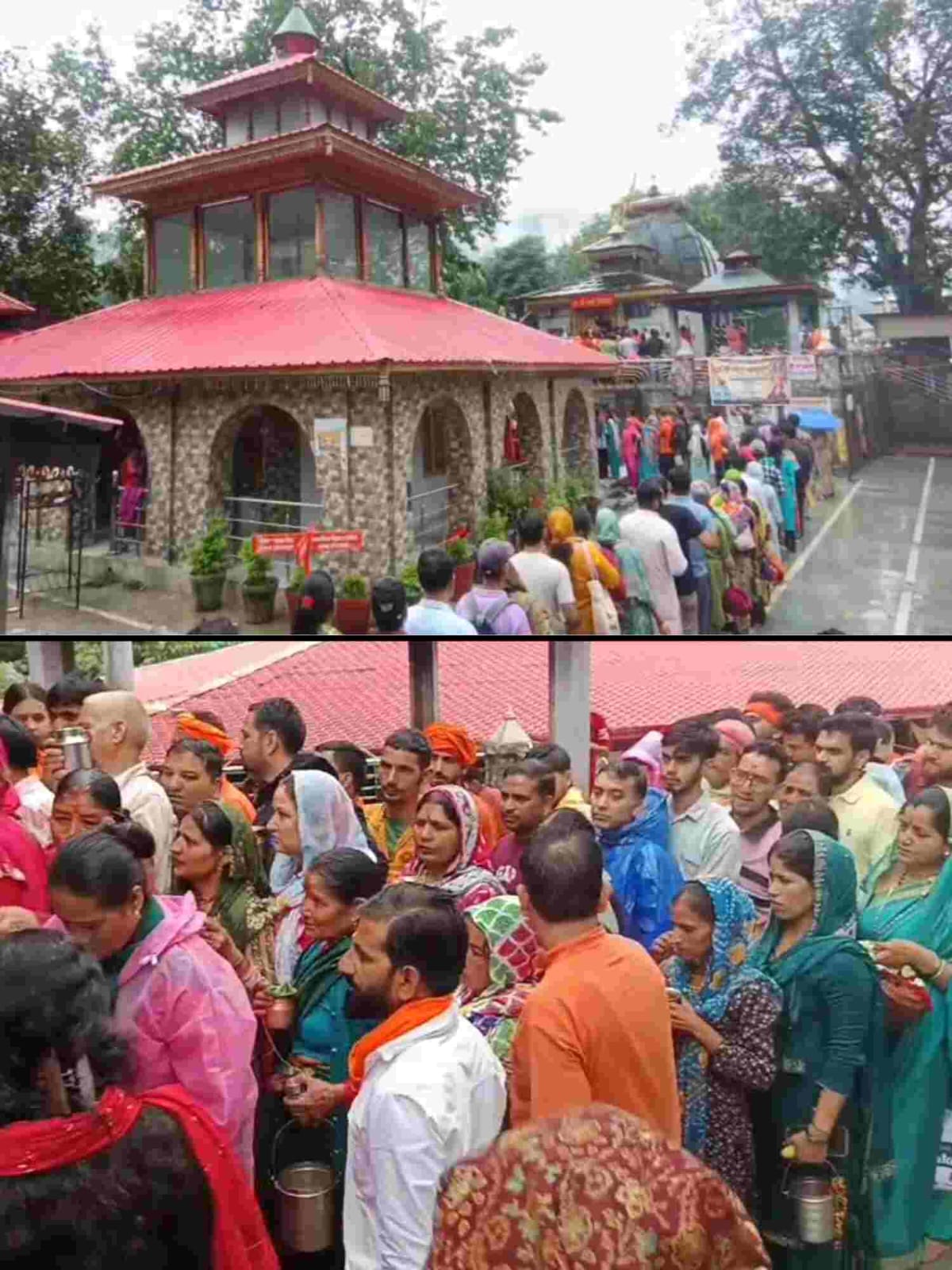 सावन शिवरात्रि पर उत्तरकाशी के काशी विश्वनाथ मंदिर में उमड़ा आस्था का सैलाब, जयकारों से गुंजायमान हुआ मंदिर परिसर 
