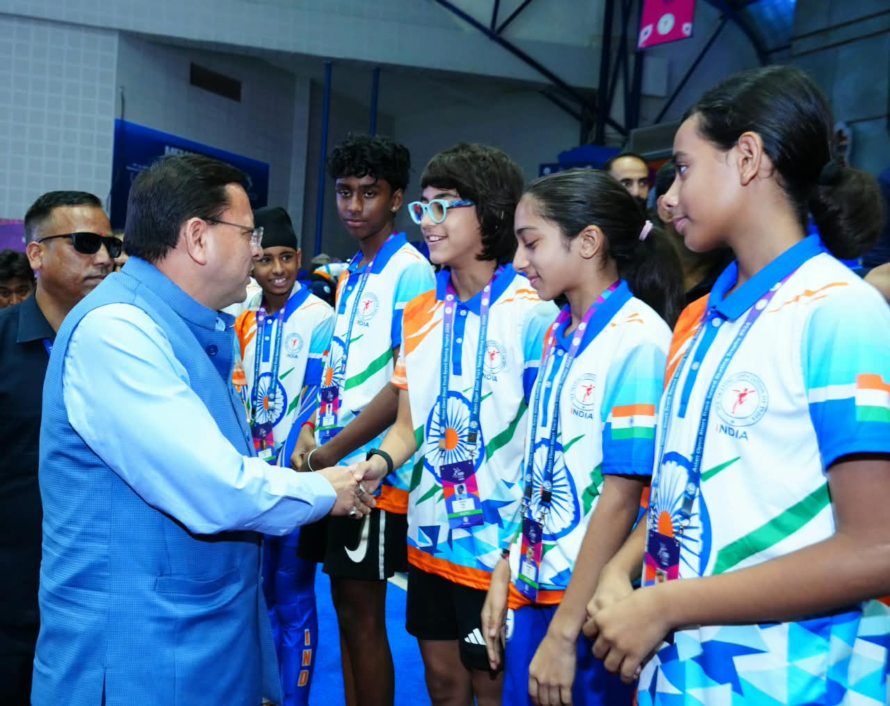 एशियन ओपन शॉर्ट ट्रैक स्पीड स्केटिंग ट्रॉफी का मुख्यमंत्री पुष्कर सिंह धामी ने किया शुभारंभ