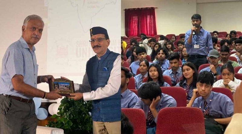 एसजीआरआर विश्वविद्यालय में यूथ कनेक्ट कार्यक्रम का आयोजन