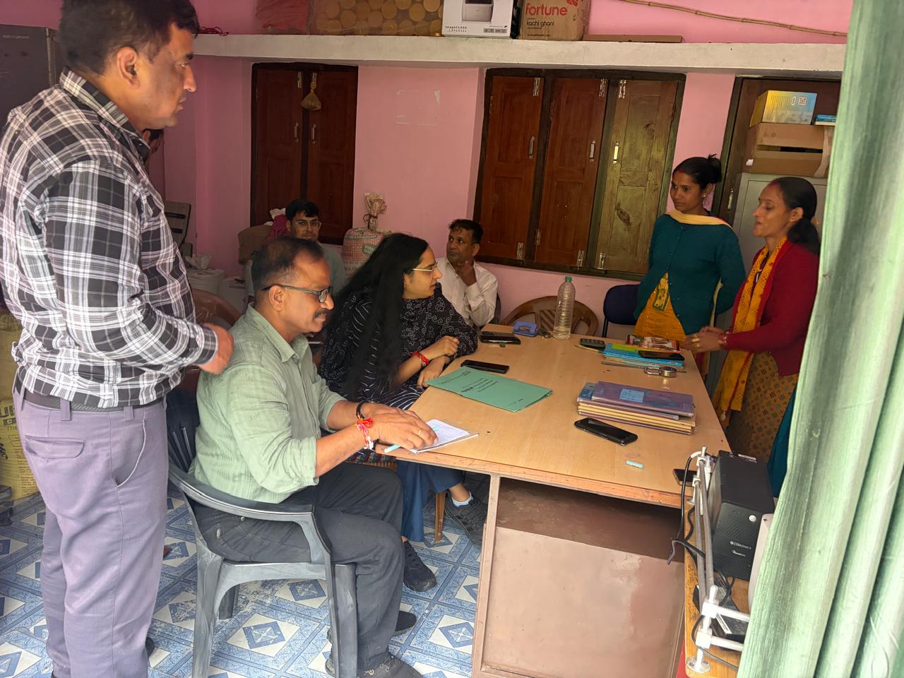 ग्रामोत्थान (रीप) परियोजना के सामुदायिक उद्यमों का परियोजना निदेशक ने किया स्थलीय निरीक्षण