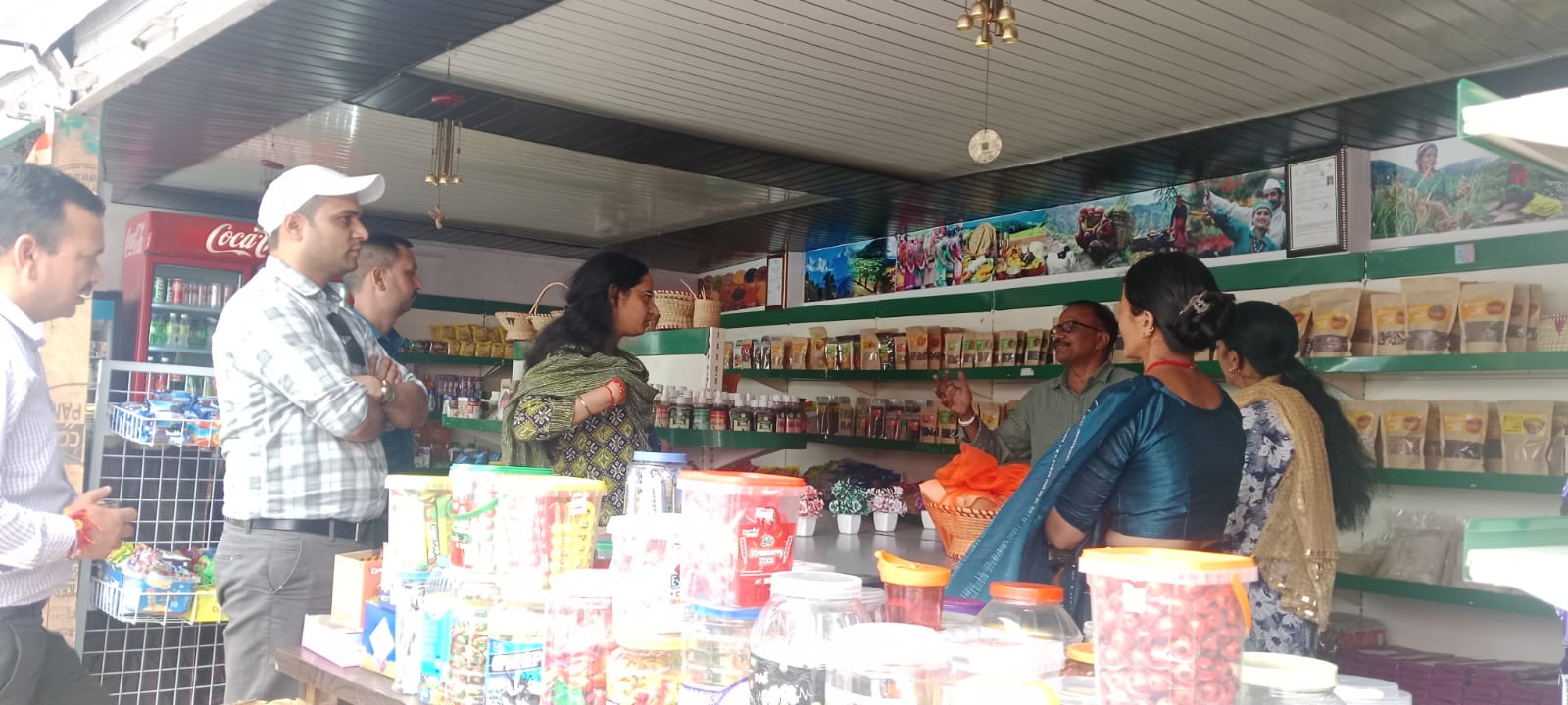 रीप परियोजना के सामुदायिक उद्यमों का परियोजना निदेशक ने किया स्थलीय निरीक्षण 